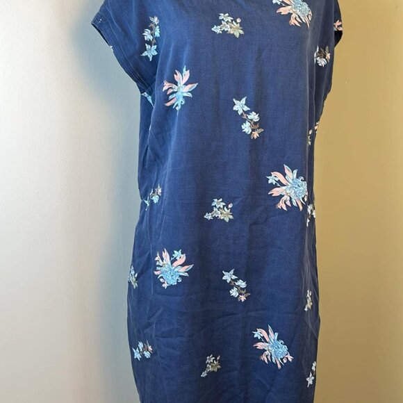 Patagonia Dresses & Skirts - Women's Med Patagonia June Lake Blue Floral Dress Granola Girl CottageCore Lagen